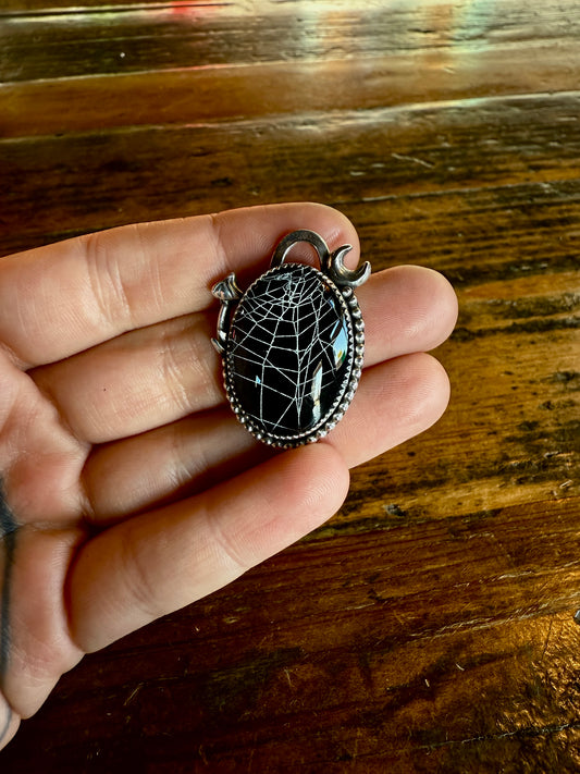 Forager’s web pendant