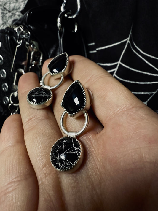 Spider’s whisper earrings