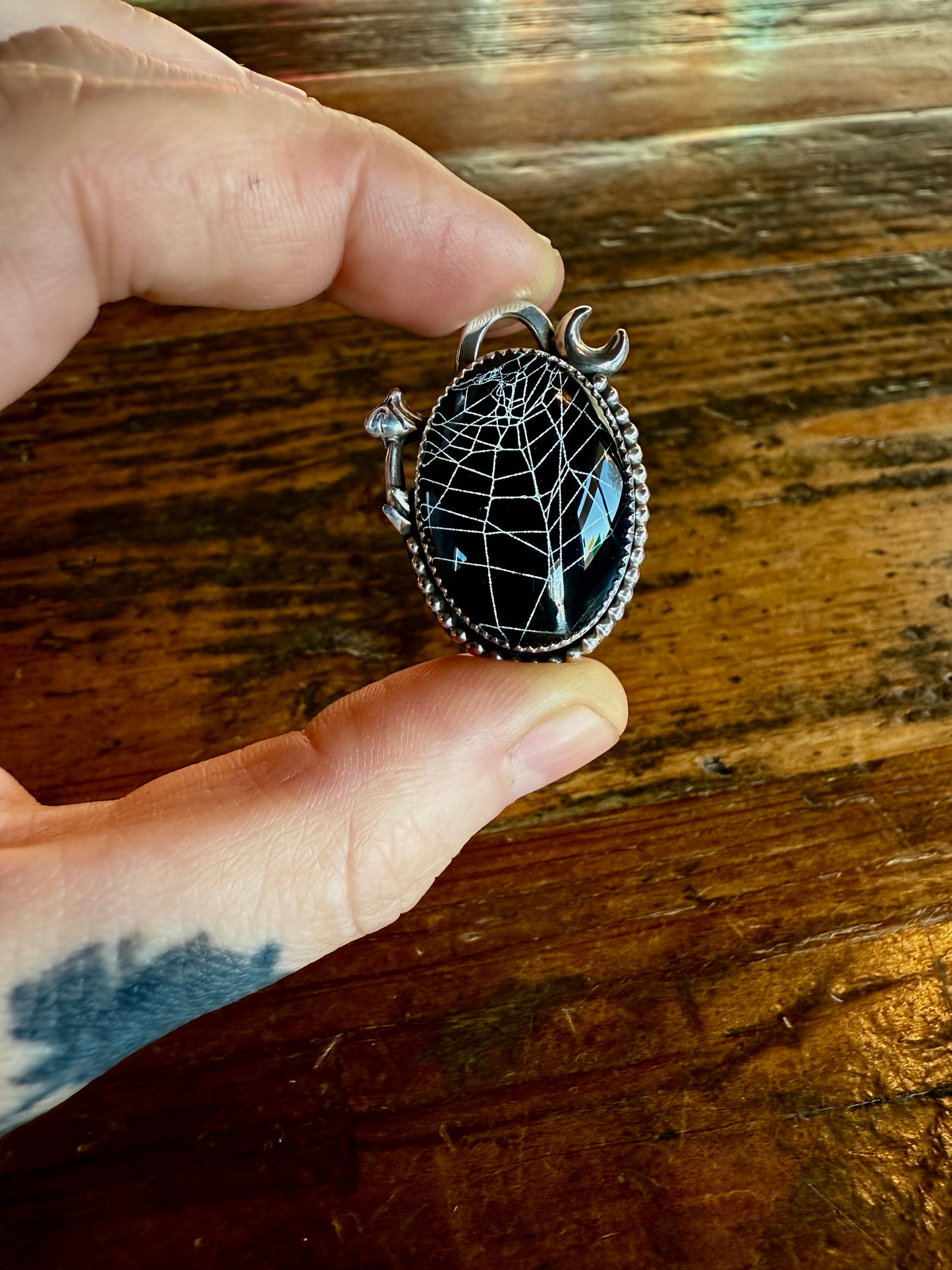 Forager’s web pendant